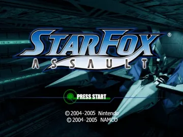 Star Fox - Assault screen shot title